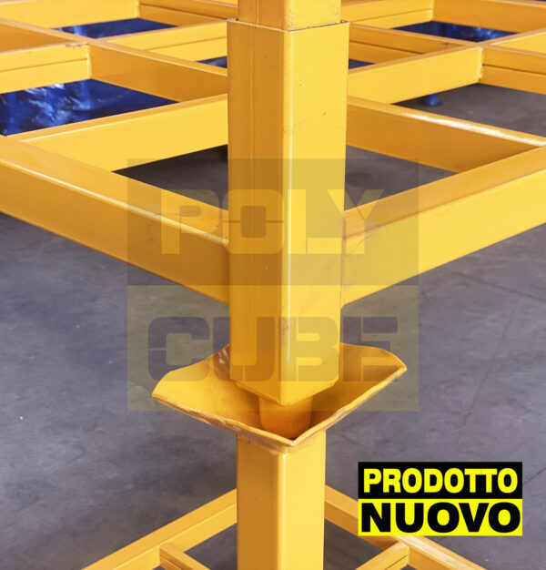 MP093-02 (prodotto NUOVO) PEDANE PALLET CON MONTANTI AD INFILARE mm 1200 x 1200 h 1200 - DISPONIBILI DALLA SECONDA DECADE DI LUGLIO 2025 - immagine 5