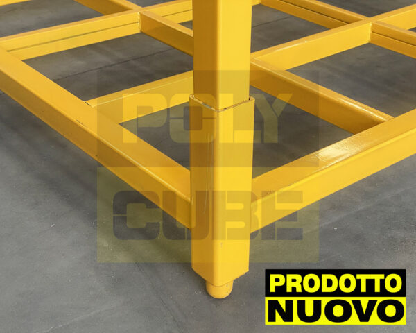MP093-02 (prodotto NUOVO) PEDANE PALLET CON MONTANTI AD INFILARE mm 1200 x 1200 h 1200 - DISPONIBILI DALLA SECONDA DECADE DI LUGLIO 2025 - immagine 7