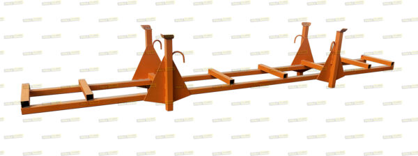 MP093-12 PORTA BARRE SOVRAPPONIBILI serie pesante mm 4830 X 670 H 730 - immagine 2