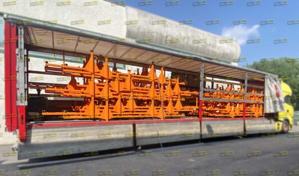 MP093-12 PORTA BARRE SOVRAPPONIBILI serie pesante mm 4830 X 670 H 730 - immagine 10