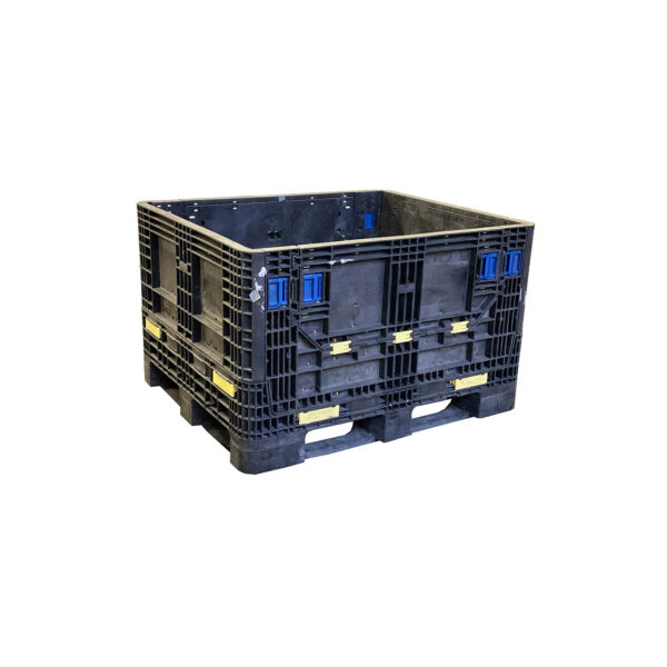 PC001-09 CONTENITORI INDUSTRIALI IN PLASTICA ABBATTIBILI versione medium mm 1200x1000 h760