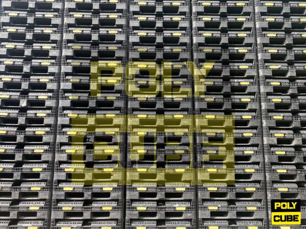 PC001-09 CONTENITORI INDUSTRIALI IN PLASTICA ABBATTIBILI versione medium mm 1200x1000 h760 - immagine 11