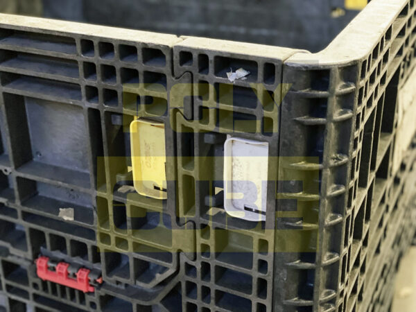 PC001-12 CONTENITORI INDUSTRIALI IN PLASTICA ABBATTIBILI versione medium mm 1200x1000 h760 - immagine 3