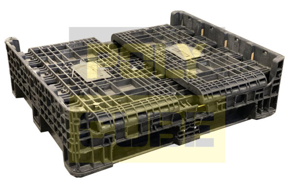 PC001-12 CONTENITORI INDUSTRIALI IN PLASTICA ABBATTIBILI versione medium mm 1200x1000 h760 - immagine 6