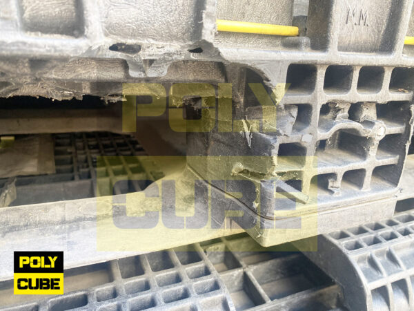 PC001-12 CONTENITORI INDUSTRIALI IN PLASTICA ABBATTIBILI versione medium mm 1200x1000 h760 - immagine 11