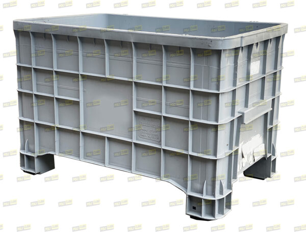 PC036-15 CONTENITORI INDUSTRIALI IN PLASTICA pareti lisce mm 1040 X 640 H670 - immagine 2