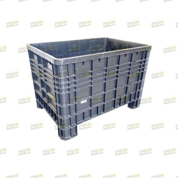 PC045-01 CONTENITORI INDUSTRIALI IN PLASTICA CON 4 PIEDI formato EUR mm 1200 X 800 H800