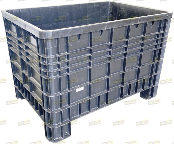 PC045-01 CONTENITORI INDUSTRIALI IN PLASTICA CON 4 PIEDI formato EUR mm 1200 X 800 H800 - immagine 2