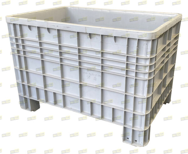 PC045-02 CONTENITORI INDUSTRIALI IN PLASTICA CON 4 PIEDI per alimenti mm 1200 X 800 H800 - immagine 2
