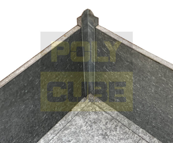 MC067-02 CONTENITORI INDUSTRIALI IN LAMIERA ZINCATA mm 1160X780 H720 - immagine 7