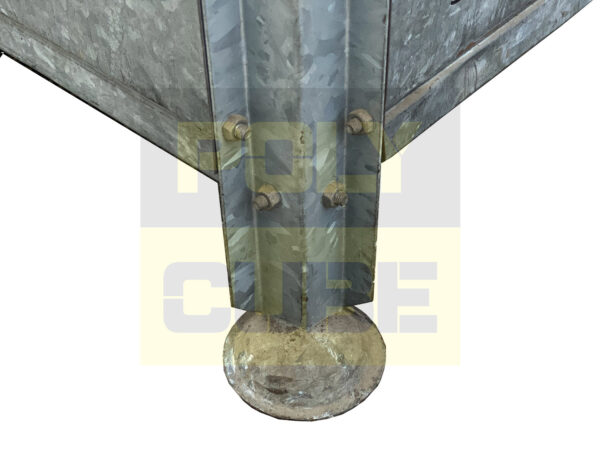 MC067-02 CONTENITORI INDUSTRIALI IN LAMIERA ZINCATA mm 1160X780 H720 - immagine 9