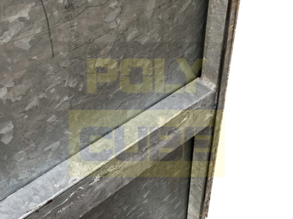 MC067-02 CONTENITORI INDUSTRIALI IN LAMIERA ZINCATA mm 1160X780 H720 - immagine 11