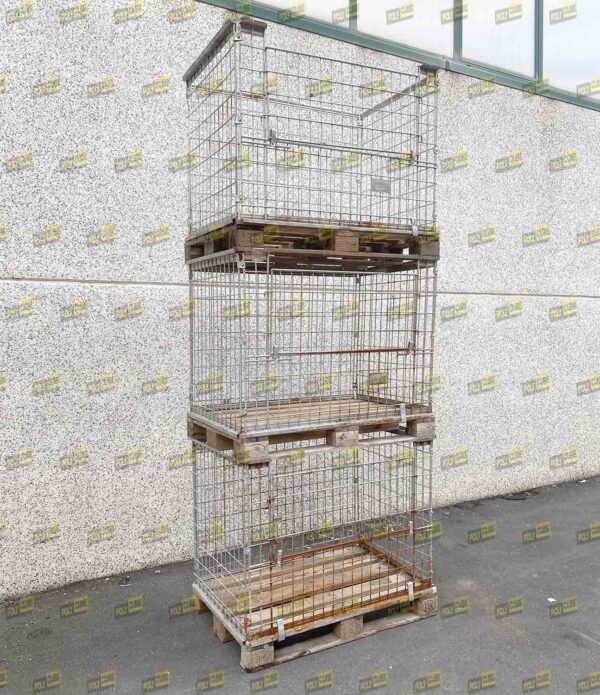 MC013-02 CESTE PARETALI ZINCATE formato Epal mm 1200 X 800 H1000 - immagine 8