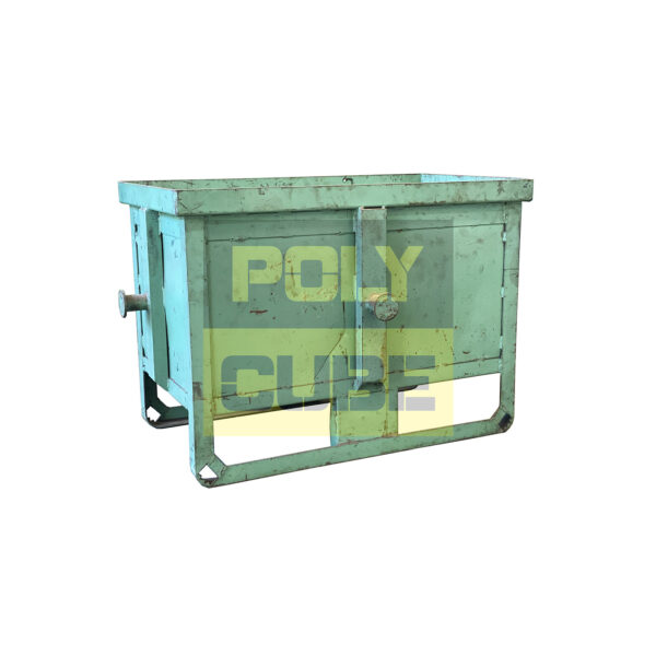 MC050-06 CONTENITORI IN LAMIERA SERIE PESANTE RIBALTABILI mm 950x610 H610