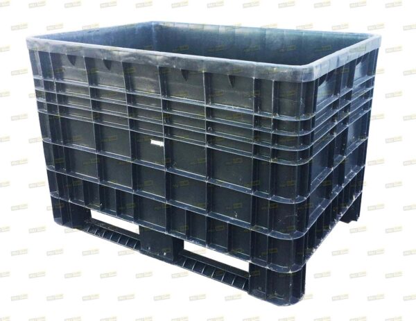 PC023-04 CONTENITORI INDUSTRIALI IN PLASTICA CON TRAVERSE mm 1200 x 800 h800 - immagine 2