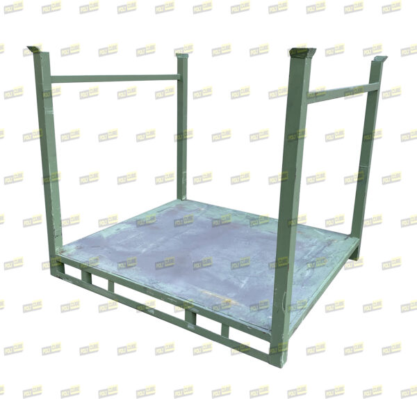 MP054-26 PEDANE PALLET CON SPONDE serie pesante mm 1520 x 1370 h1330 - immagine 2