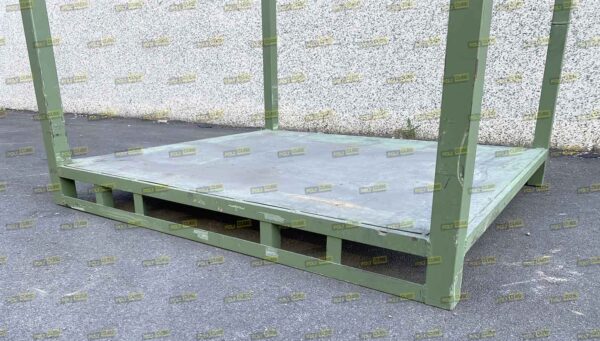 MP054-26 PEDANE PALLET CON SPONDE serie pesante mm 1520 x 1370 h1330 - immagine 3
