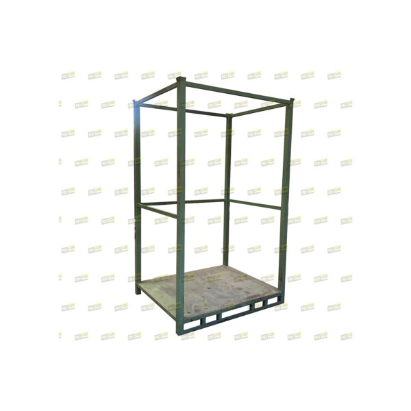 MP054-28 PEDANE IN ACCIAIO – TELAI SOVRAPPONIBILI CON MONTANTI serie pesante mm 1500 x 1200 h2480