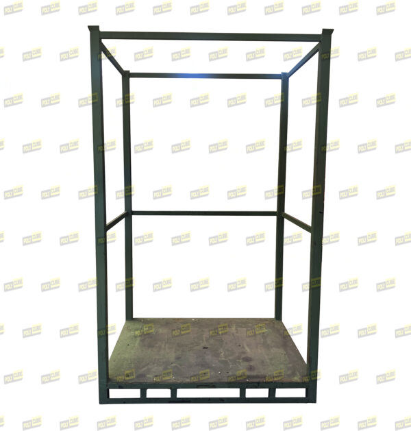 MP054-28 PEDANE IN ACCIAIO – TELAI SOVRAPPONIBILI CON MONTANTI serie pesante mm 1500 x 1200 h2480 - immagine 3