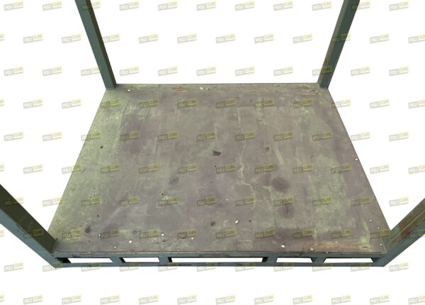 MP054-28 PEDANE IN ACCIAIO – TELAI SOVRAPPONIBILI CON MONTANTI serie pesante mm 1500 x 1200 h2480 - immagine 4