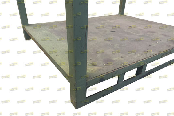MP054-28 PEDANE IN ACCIAIO – TELAI SOVRAPPONIBILI CON MONTANTI serie pesante mm 1500 x 1200 h2480 - immagine 6