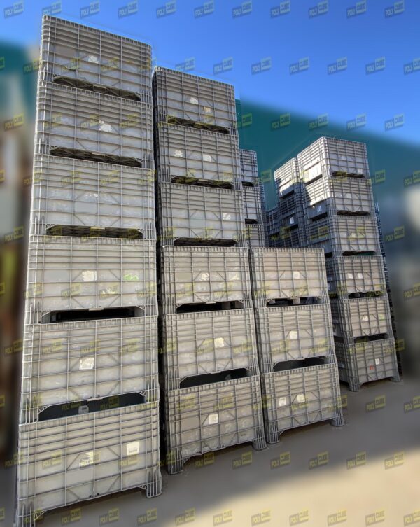 PC097-03 CONTENITORI CASSEPALLET IN PLASTICA mm 1200 x 800 h800 - immagine 8