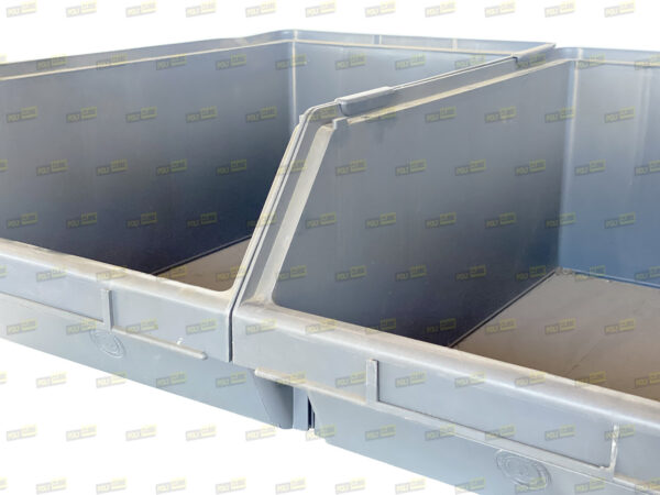 PC017-14 CASSETTE A BOCCA DI LUPO IN PLASTICA versione media mm 570 X 437 H247 (Lotto da 18 pezzi) - immagine 6