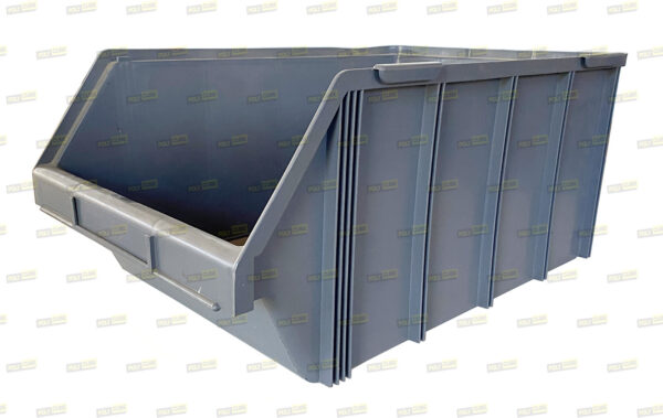 PC017-12 CASSETTE A BOCCA DI LUPO IN PLASTICA versione grande mm 700 X 437 H301 - immagine 2
