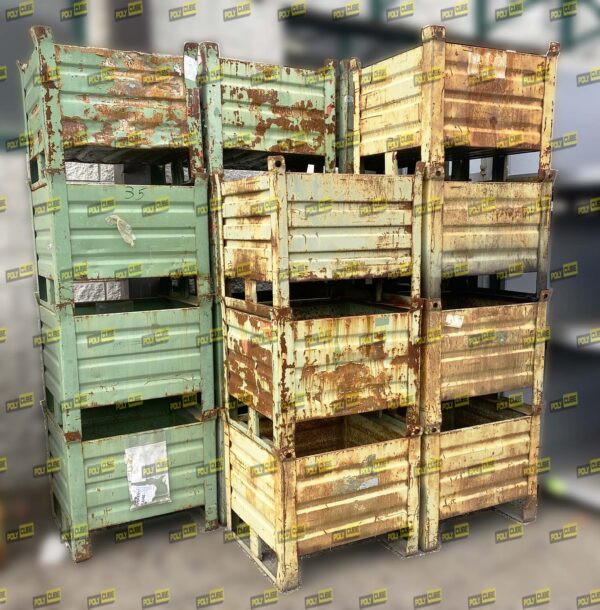 MC015-27 CASSE INDUSTRIALI IN LAMIERA CON SLITTE LATO CORTO mm700x650h630 - immagine 7
