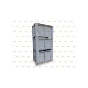 Cassepallet in plastica usati serie pesante 1200x800 per logistica industriale